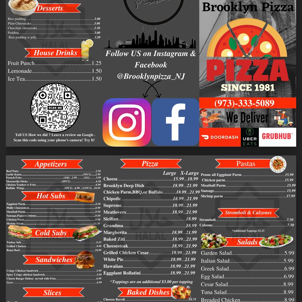 Brooklyn Pizza Menu image 2